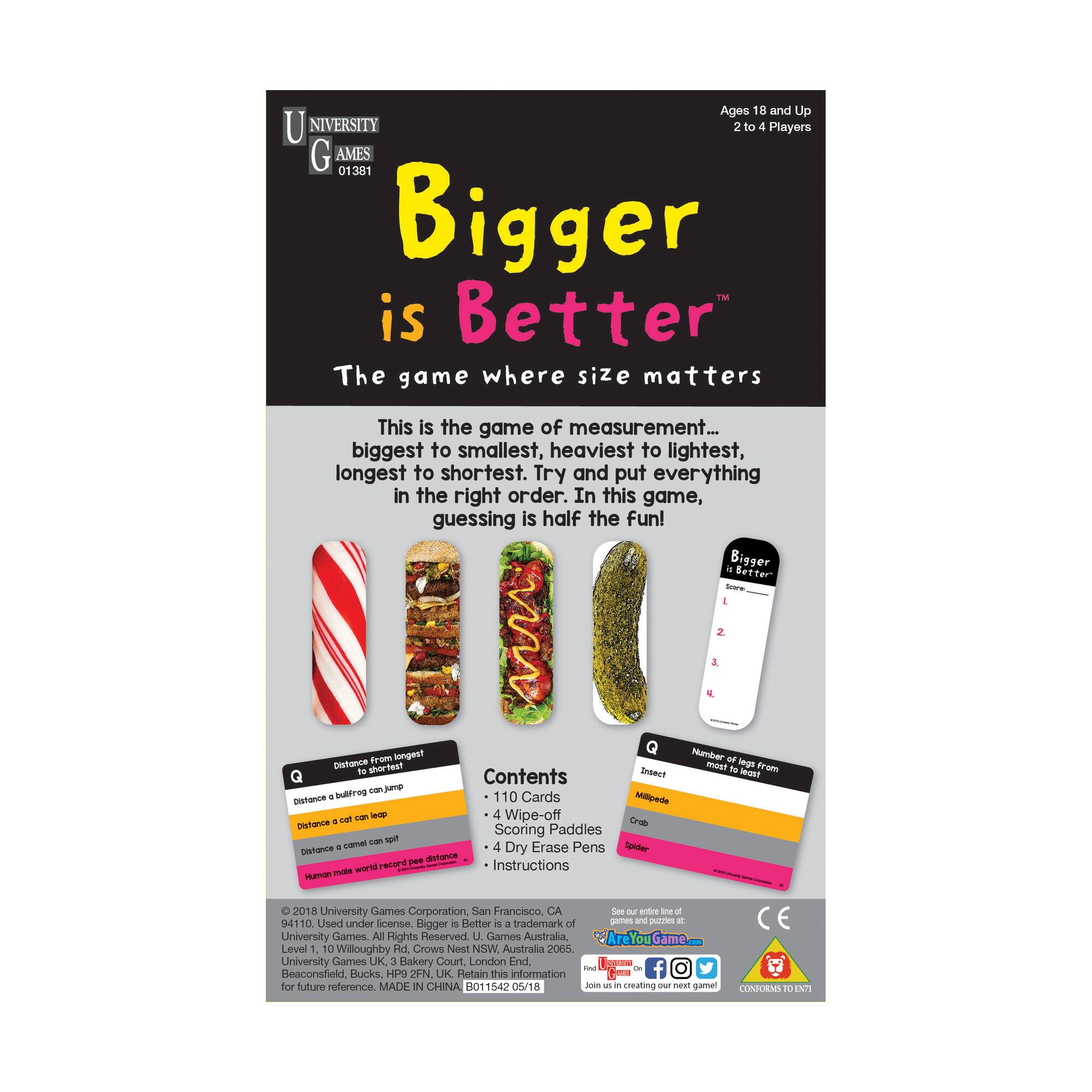 Bigger is Better Game